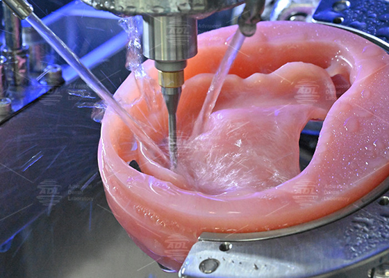 주문 전문 치과의사 CAD/CAM 기술로 밀링 된 아크릴 치아 온라인 제조