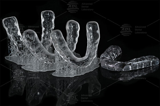 3D 인쇄 가볍고 호흡 가능한 점성 스플린트 치아 긁기 위한 야간 보호기